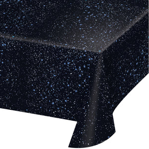 Space Galaxy Print Plastic Tablecloth Table Cover