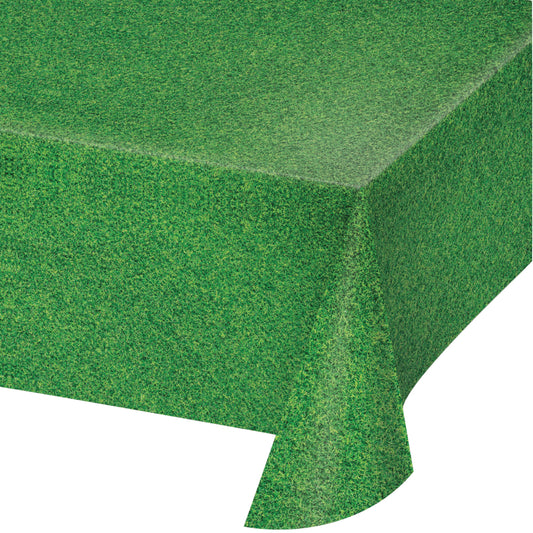 Grass Print Plastic Tablecloth Table Cover