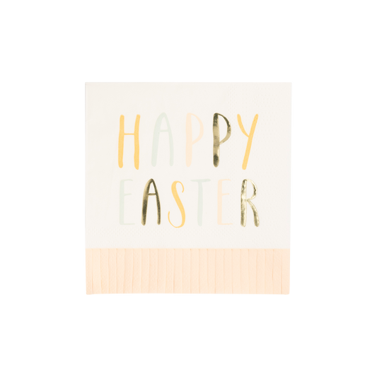 Happy Easter Beverage Napkins - 18pk