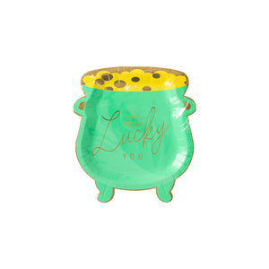 St. Patrick's Day Shaped Pot Of Gold Plate