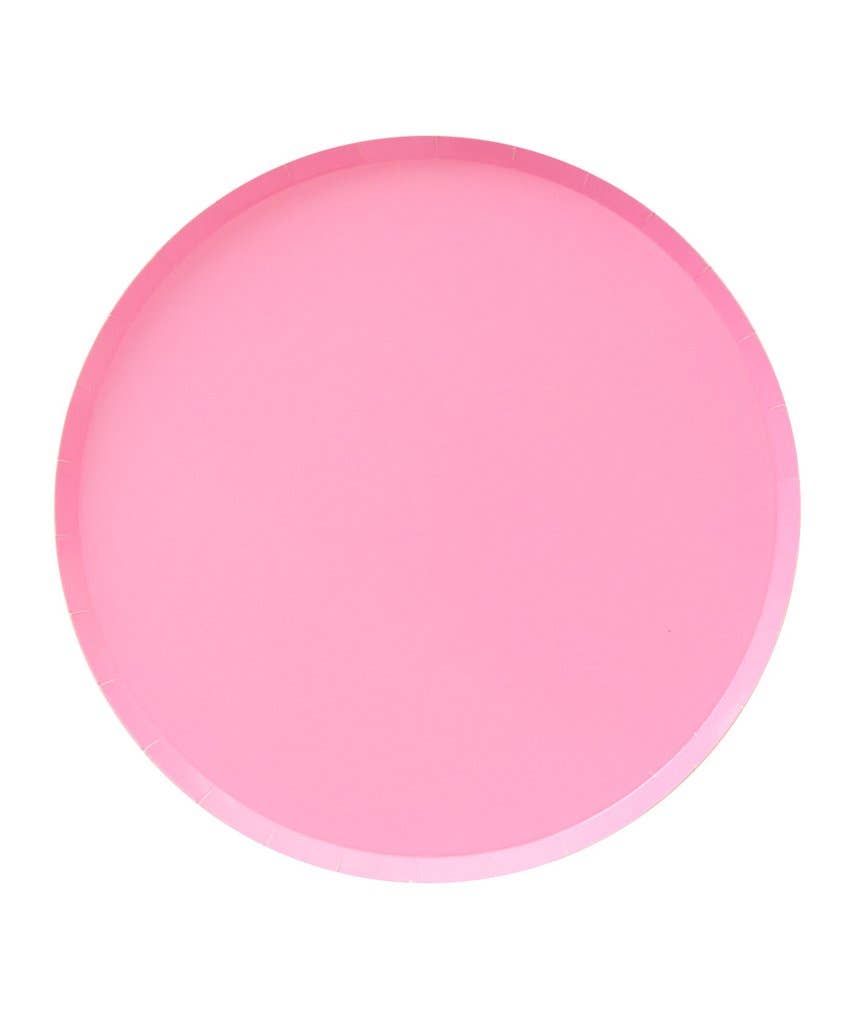 Pink Party Plates 9 inch