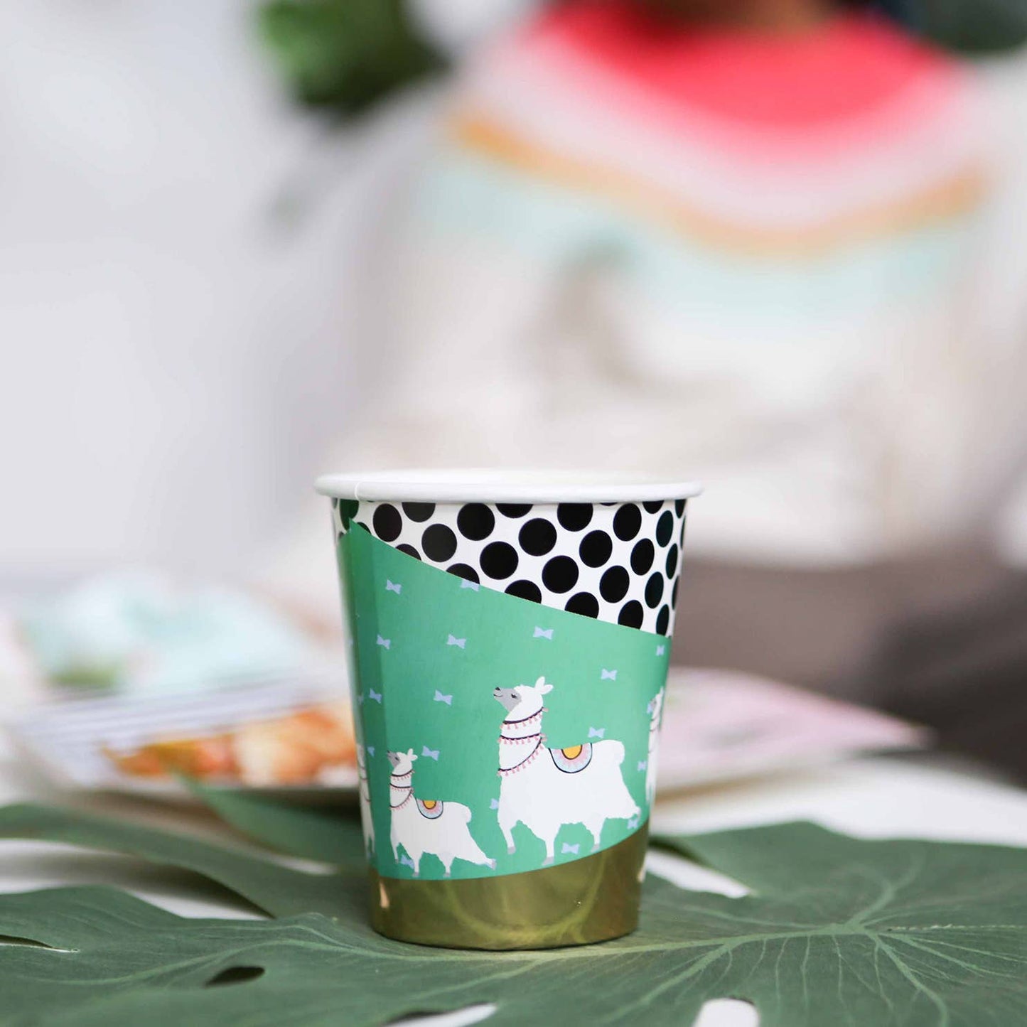 Cactus Llama Fiesta Party Cups