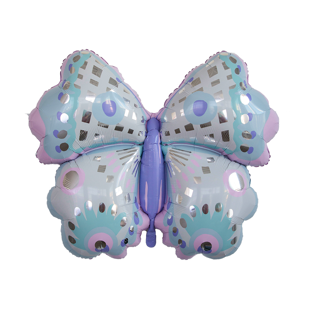 Flutter Butterfly Large Foil Balloon - 1 Pk.