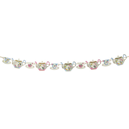 Alice in Wonderland Teapot Paper Party Garland