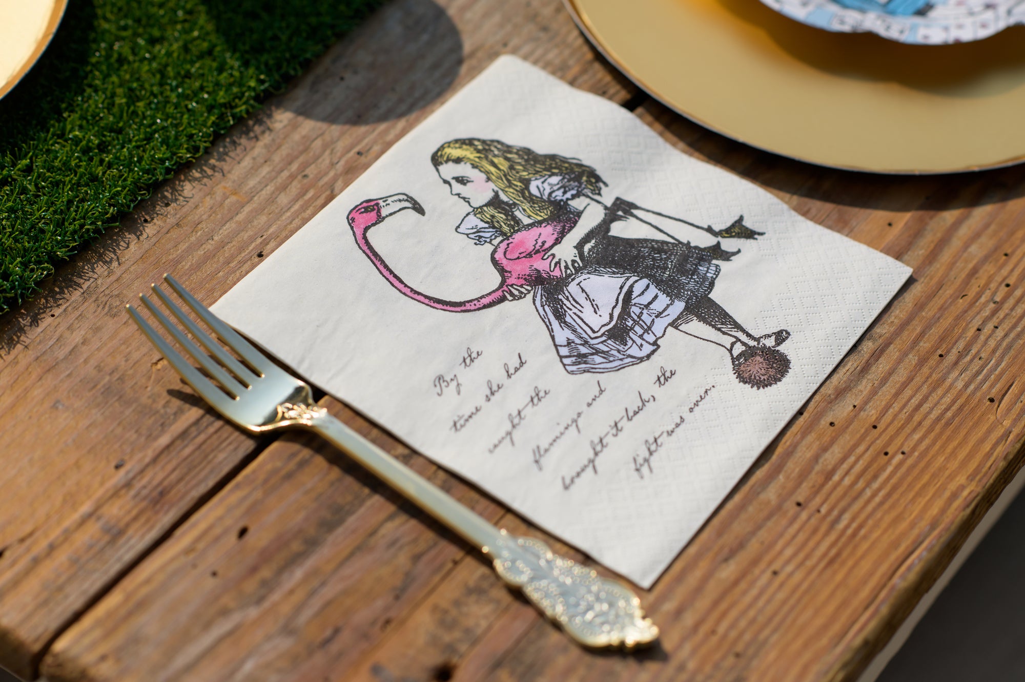 Truly Alice Large Dinner Party Napkins