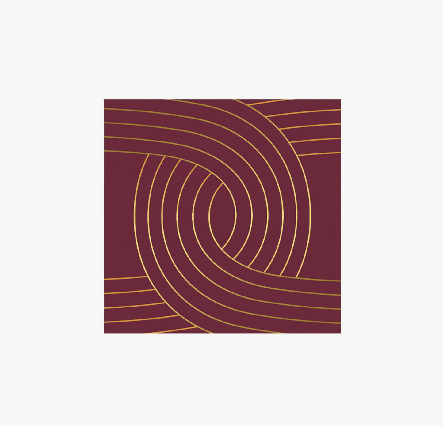 Bordeaux - Maroon Cocktail Paper Napkins