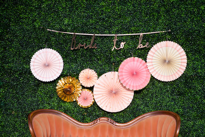 Rose Gold Bride-To-Be Script Banner