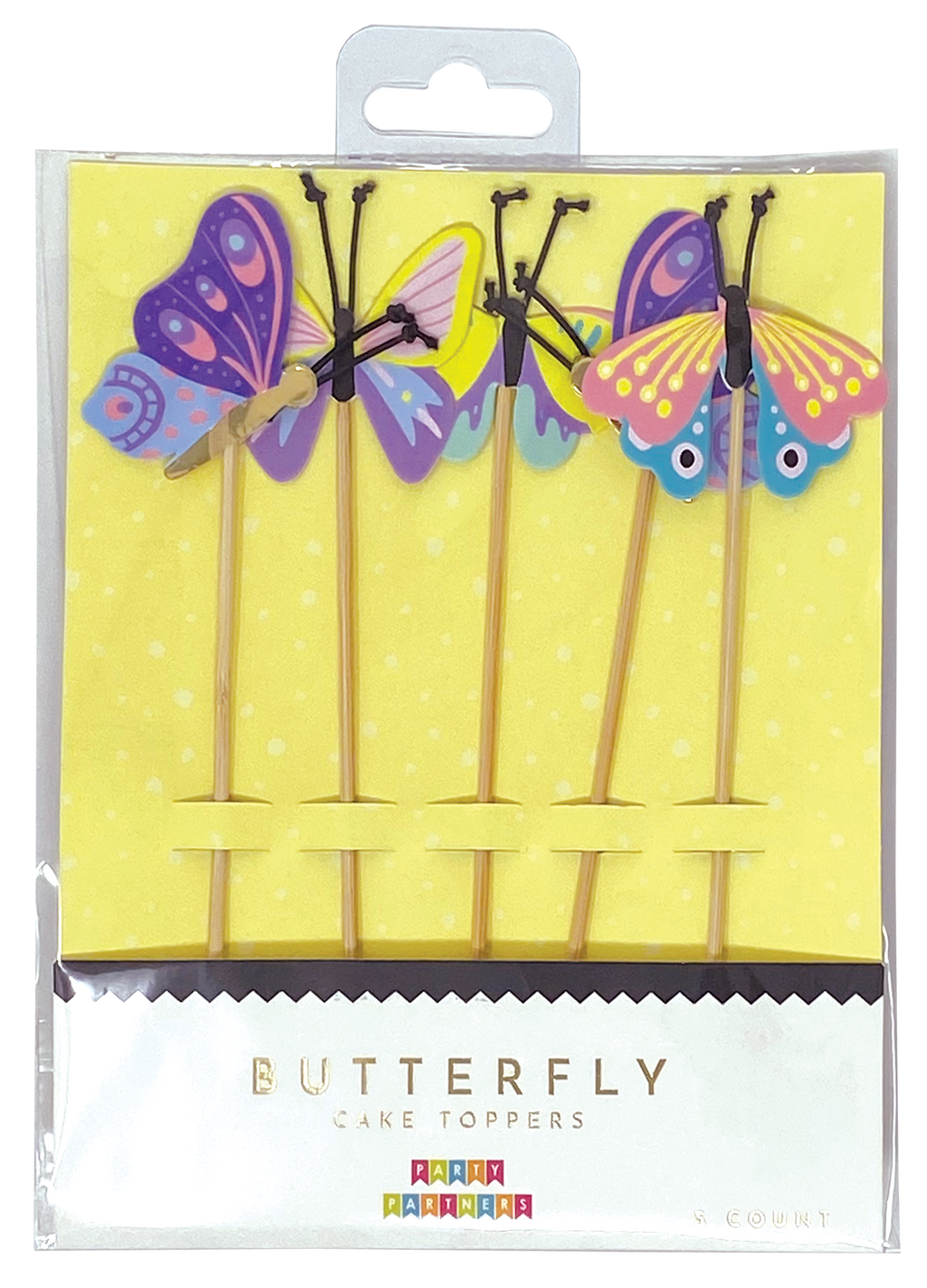 Butterfly Floral Cake Toppers