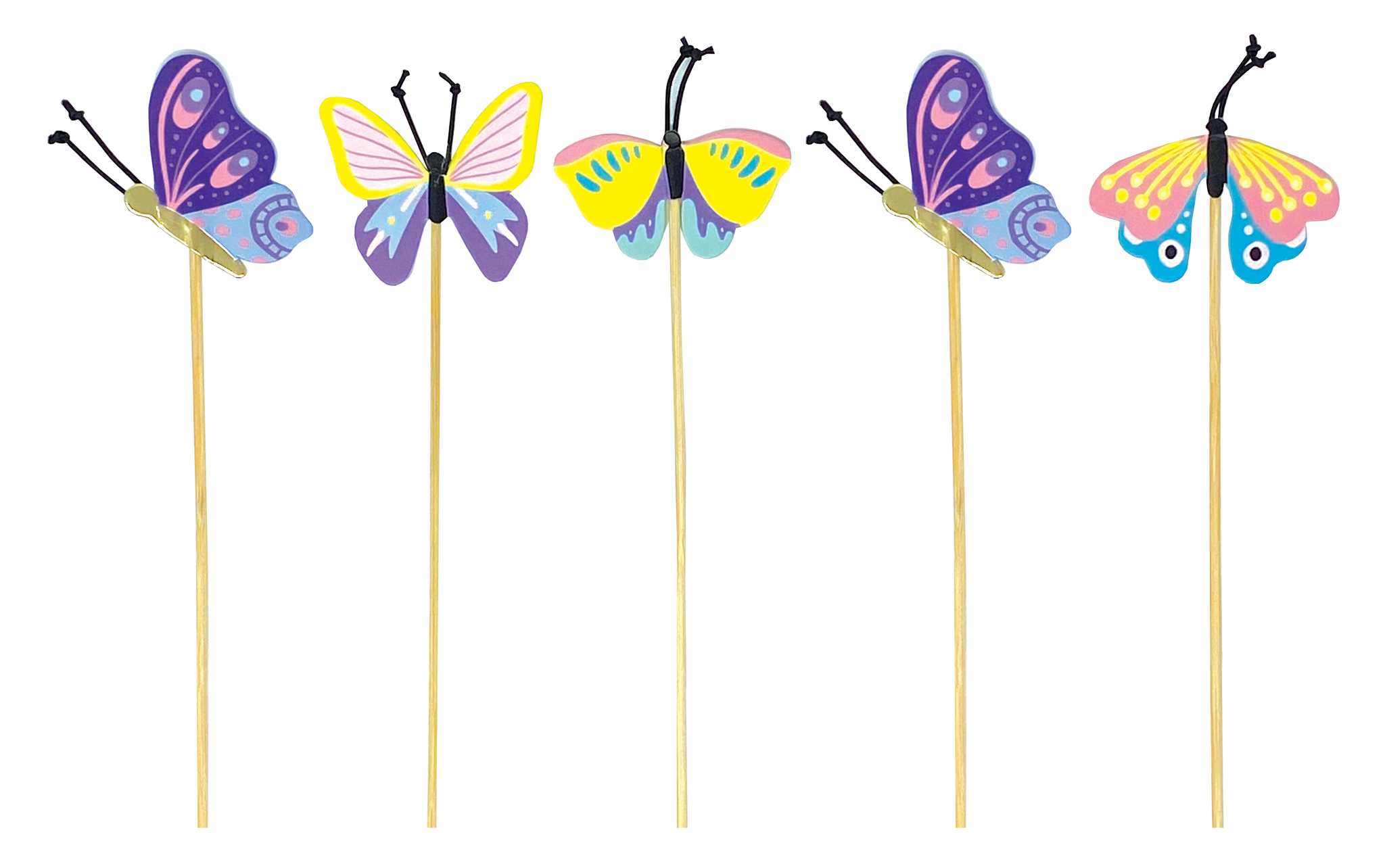 Butterfly Floral Cake Toppers