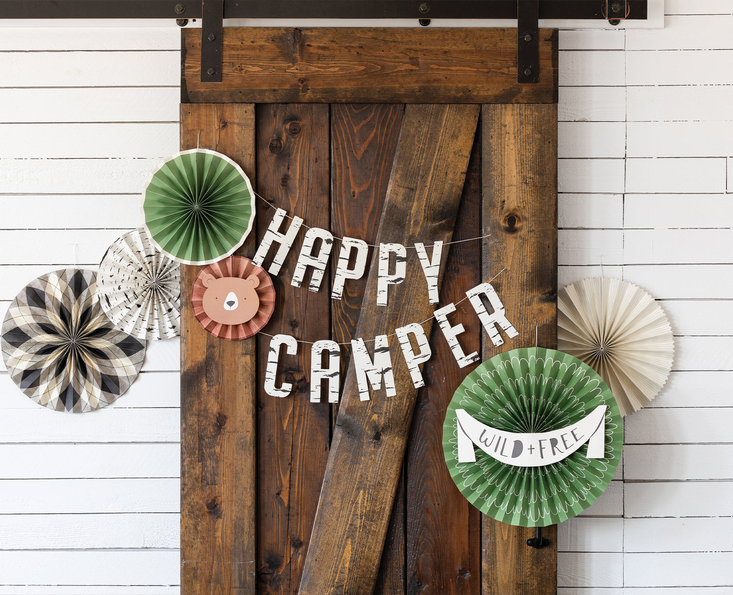 Adventure Happy Camper Banner