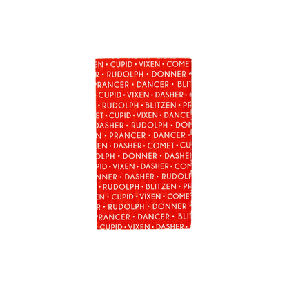 Reindeer Names Christmas Guest Towel Napkins - 24pk