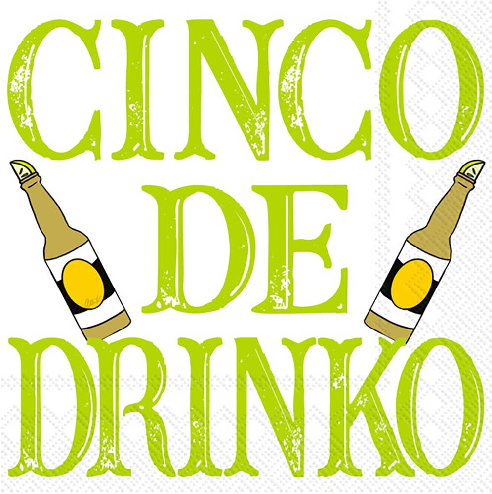 Cinco De Drinko Fiesta Cocktail Napkins - 20pk