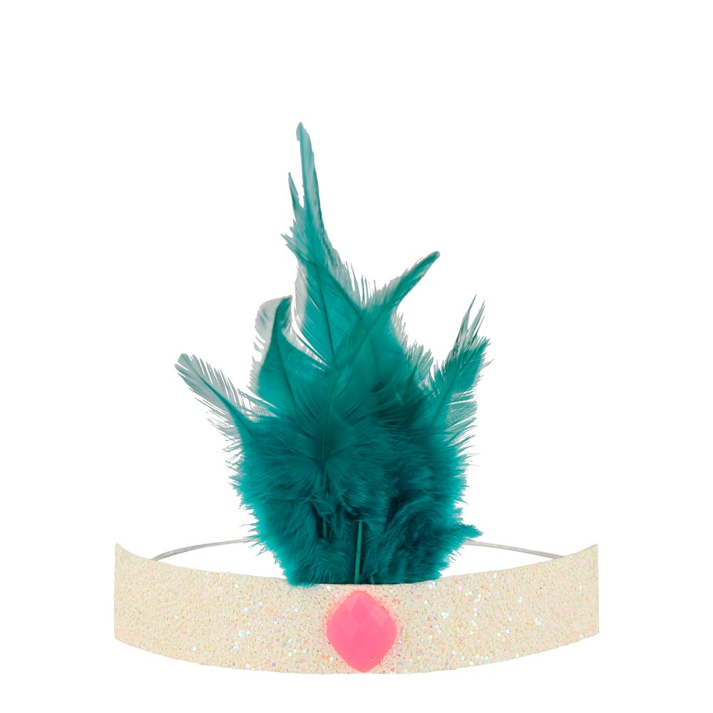 Circus Parade Feather Party Crowns