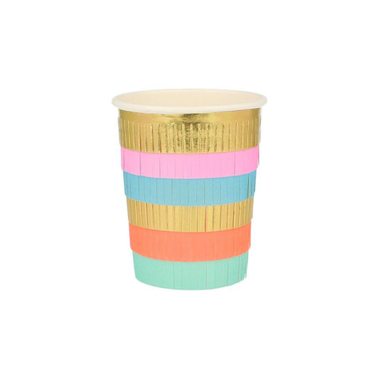 Circus Party Fringe Paper Cups - 8pk