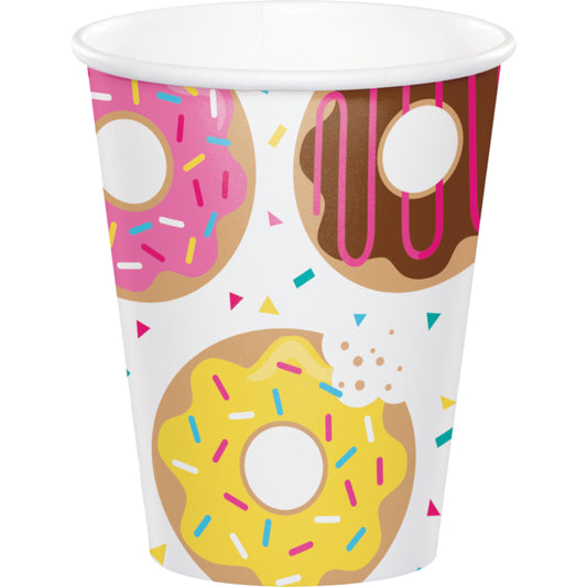 Donut Party Hot / Cold 9 oz Paper Cups - 8pk