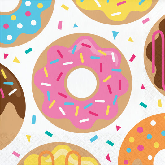 Donut Party Large Paper Napkins - 16pk