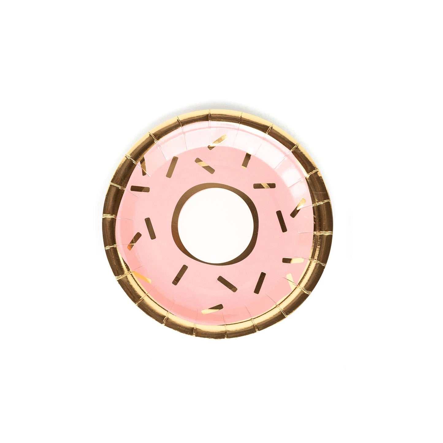 Assorted Donuts Small 7" Party Plates - 12pk