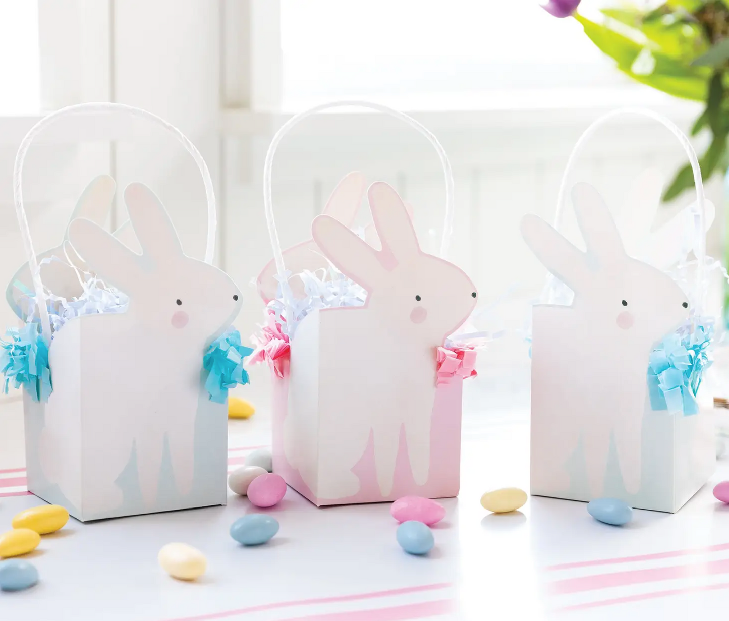 Easter Assorted Bunny Treat Baskets - 8pk