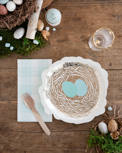 Nest Shaped Paper Plates