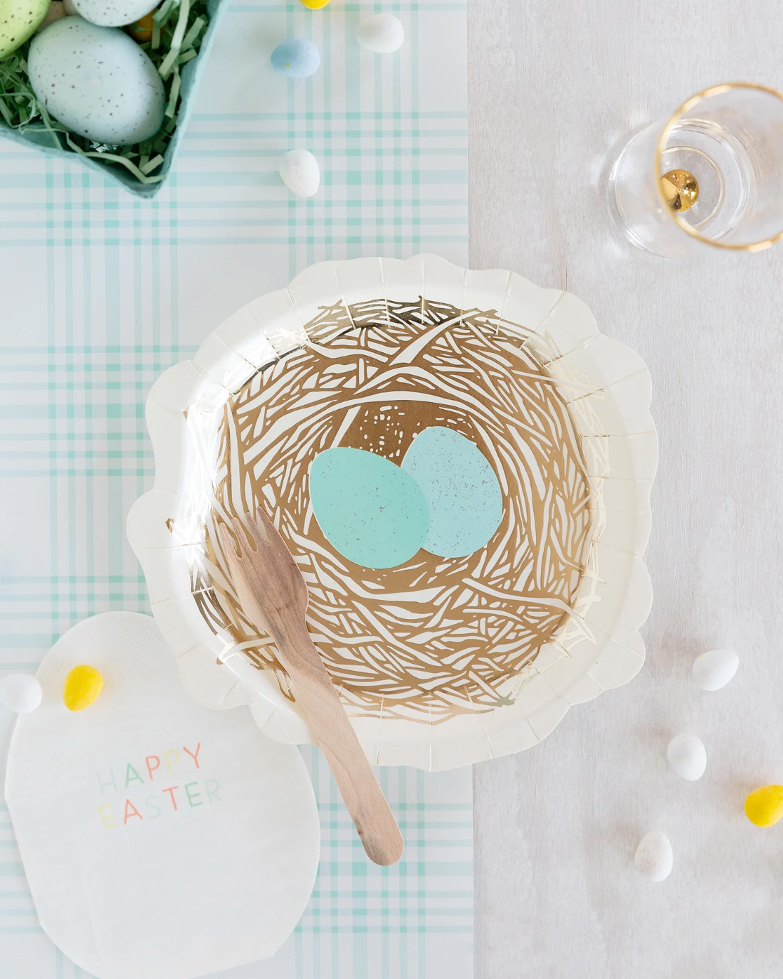 Nest Shaped Paper Plates