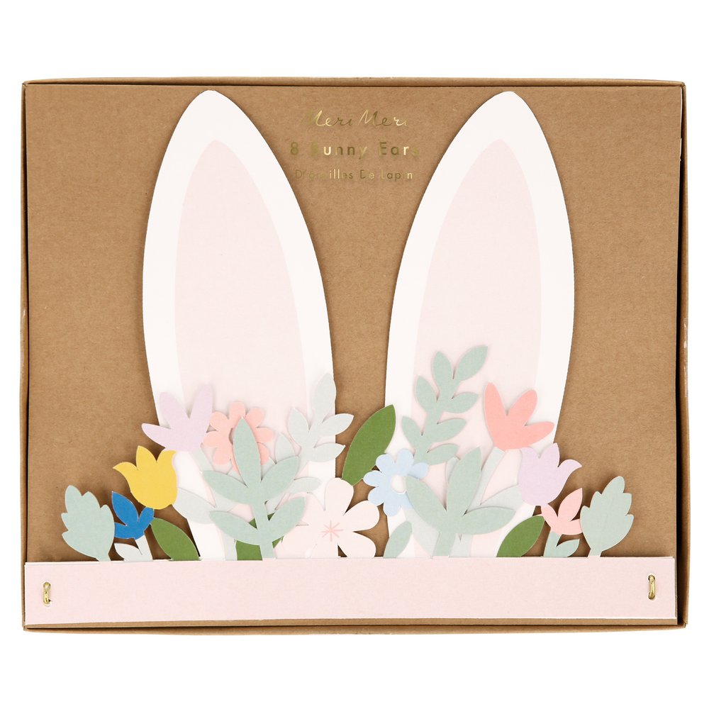 Spring Bunny Ears Party Wearables (set of 8)