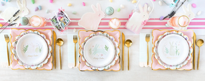 Watercolor Easter Round 7" Plate Set