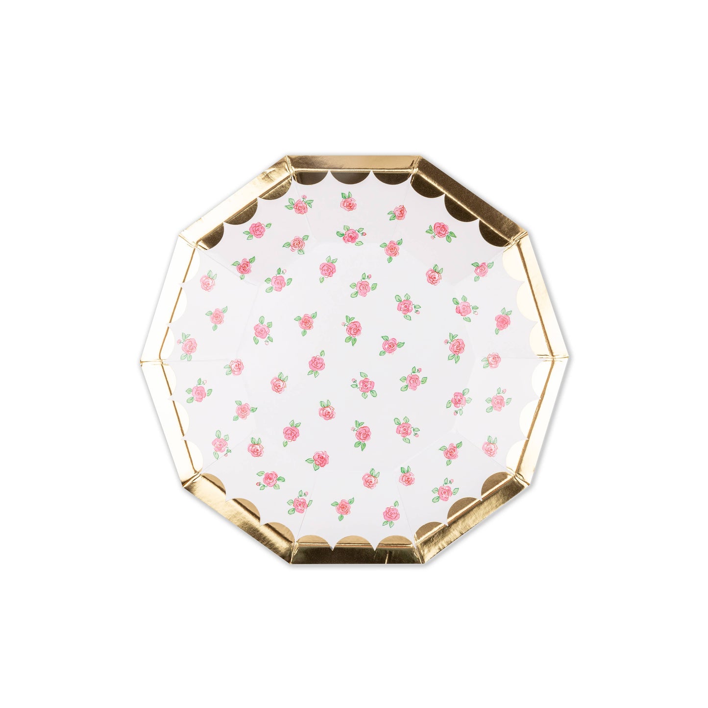 Lola Dutch Tea Rose Small Plates - 8pk