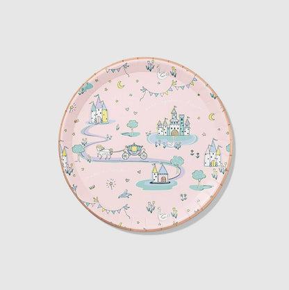 Fairytale Princess Large Party Plates - 10pk