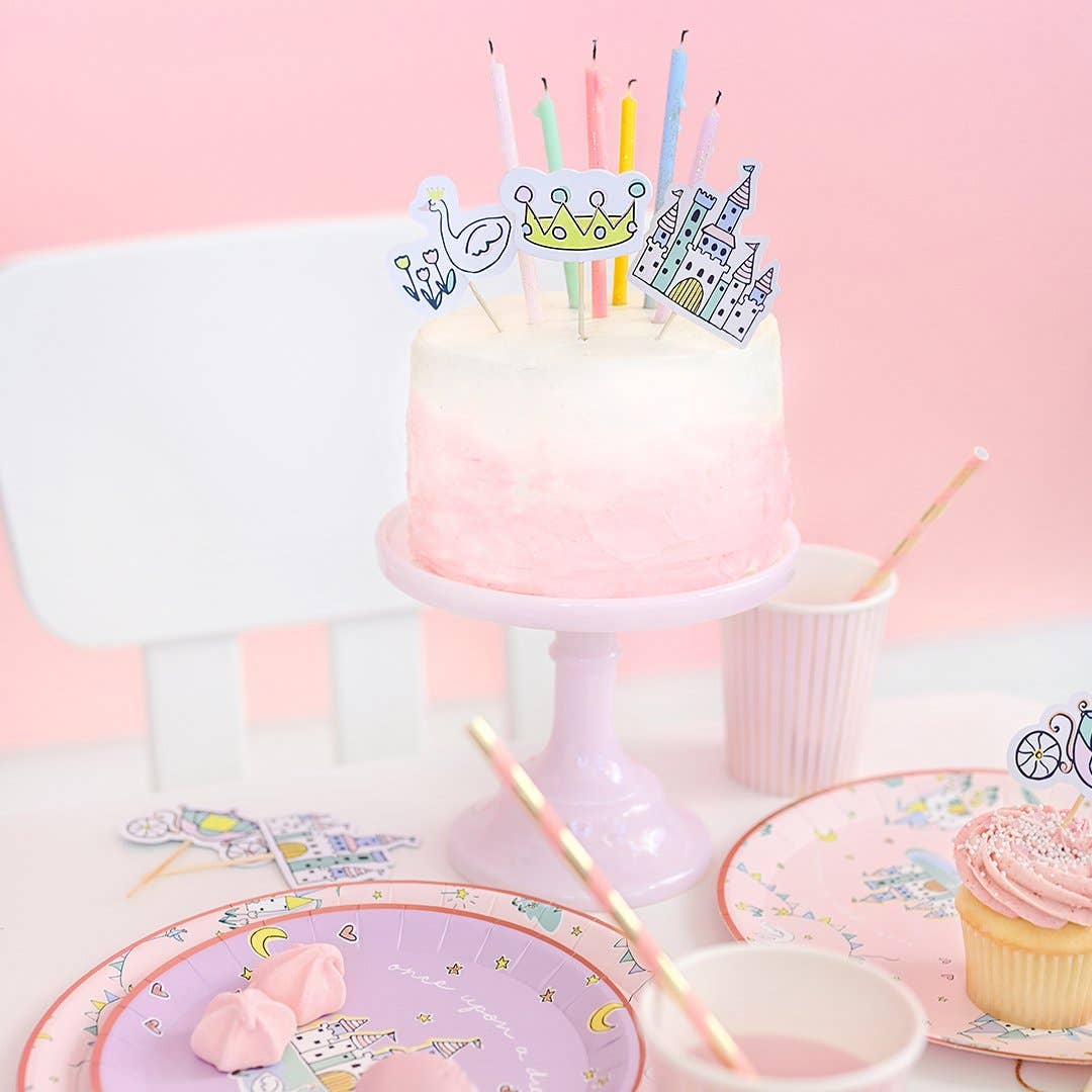 Fairytale Princess Mini Cake / Cupcake Toppers