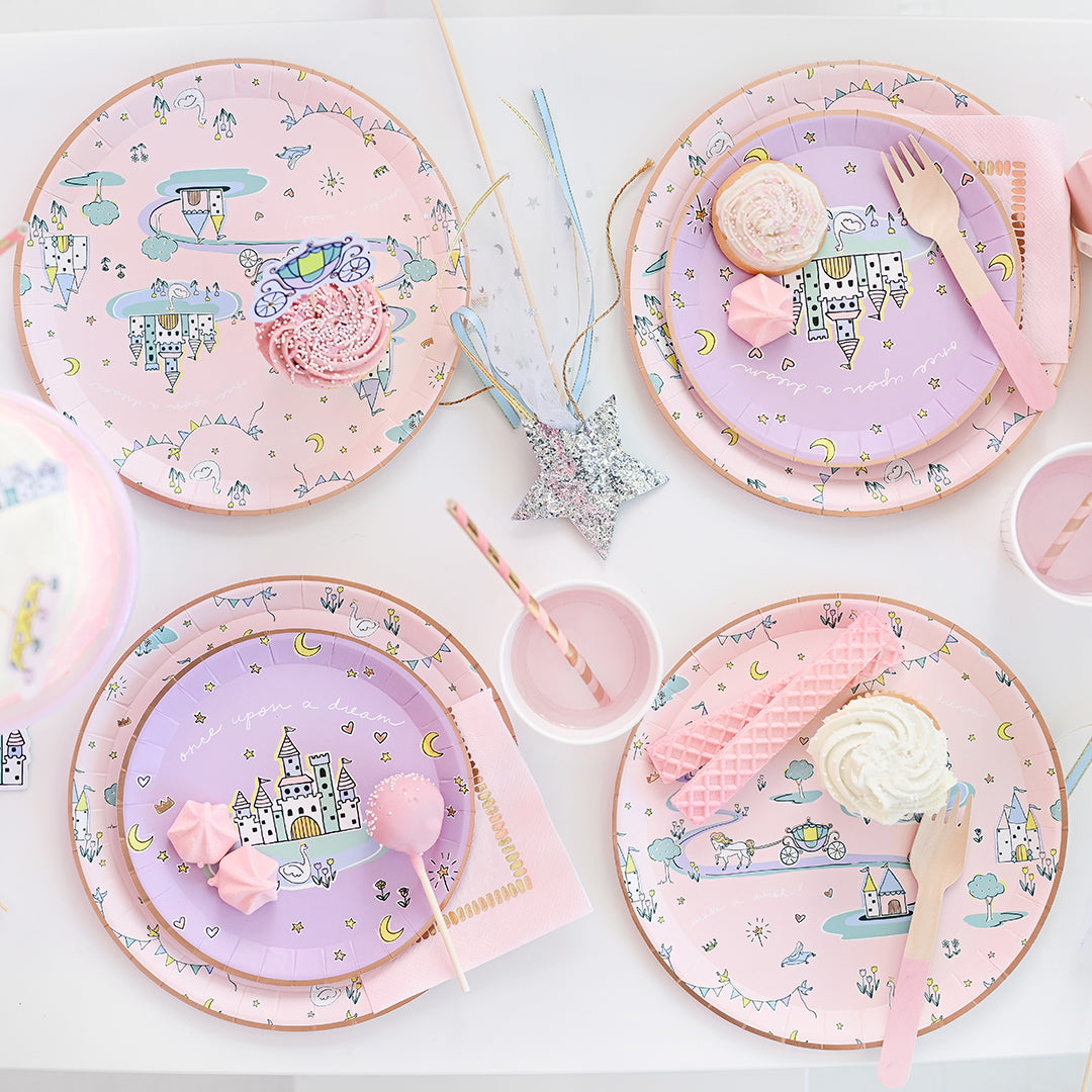 Fairytale Princess Large Party Plates - 10pk