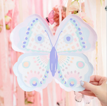 Flutter Butterfly Large Party Plates - 8 Pk.