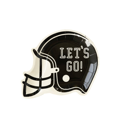 Let's Go Football Helmet Plates - 8pk