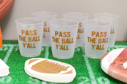 Football “Balls” Die-Cut Party Napkins