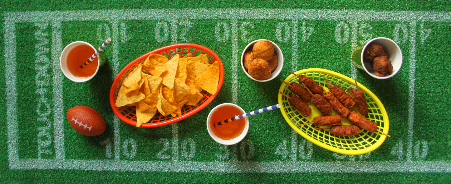 Grass Football Field Reusable Table Runner