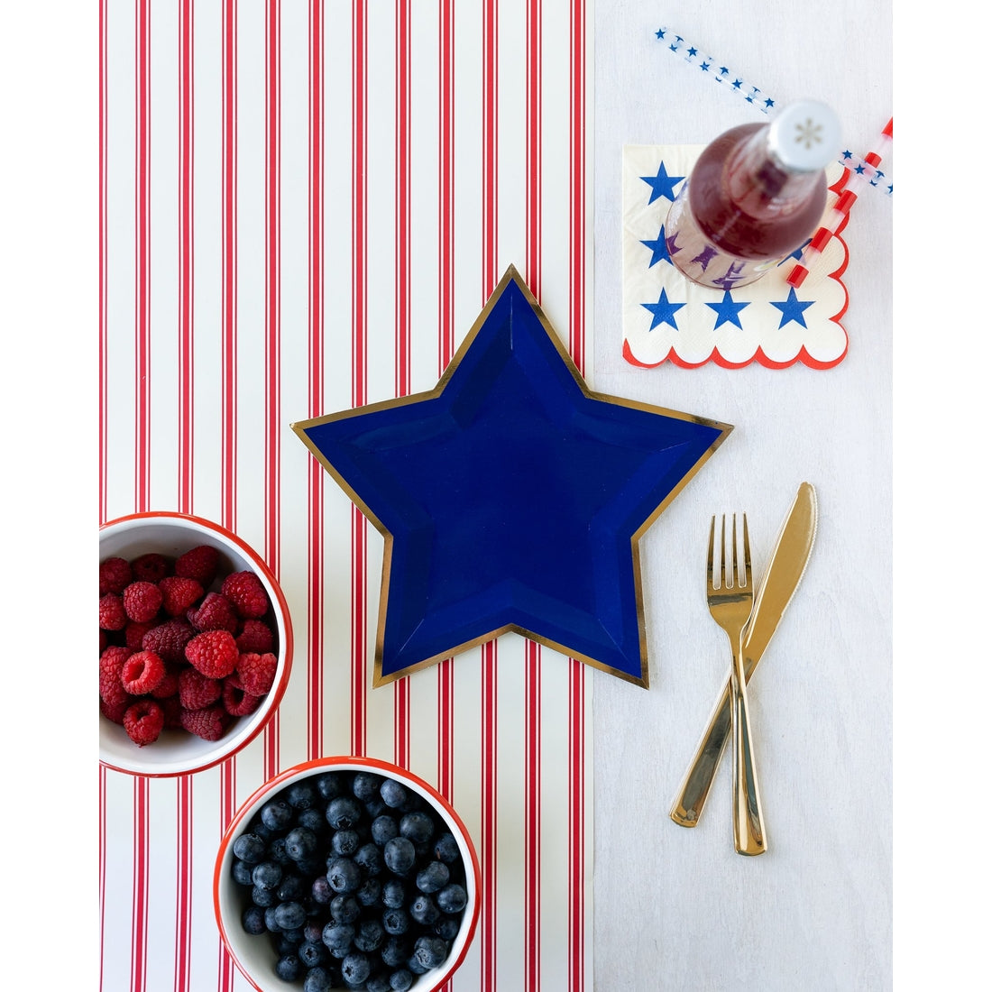 Red Striped Table Runner