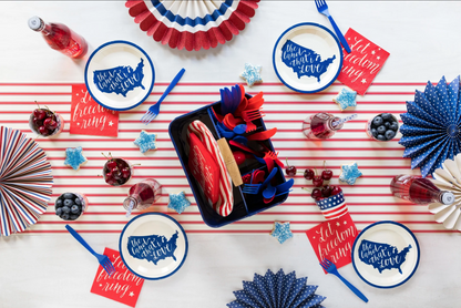 Red Striped Table Runner