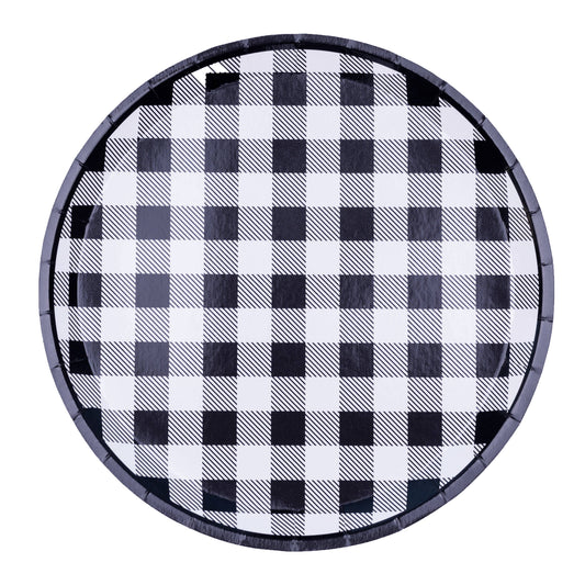 Gingham Farm Plaid Dinner Plates - 8pk