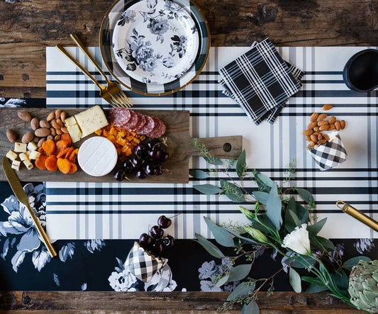 Gingham Farm Plaid Table Runner