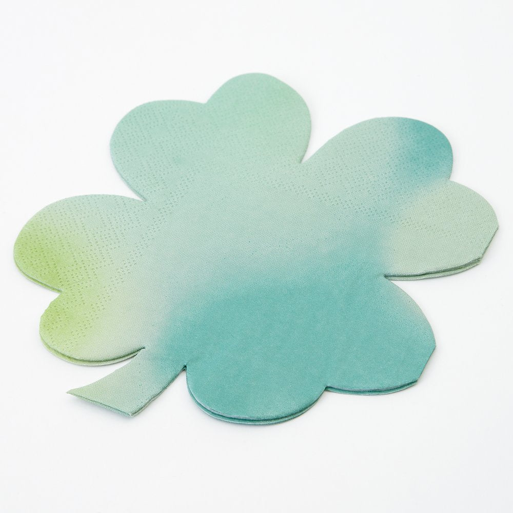 Lucky Clover Leaf St. Patrick's Day Napkins