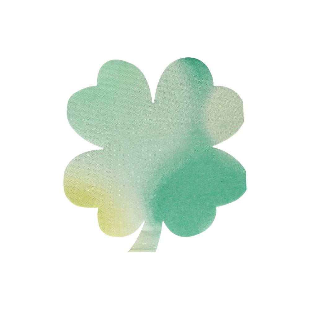 Lucky Clover Leaf St. Patrick's Day Napkins