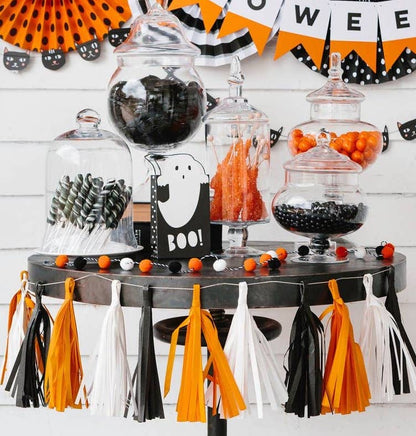 Halloween Pre-Assembled Tassel Banner