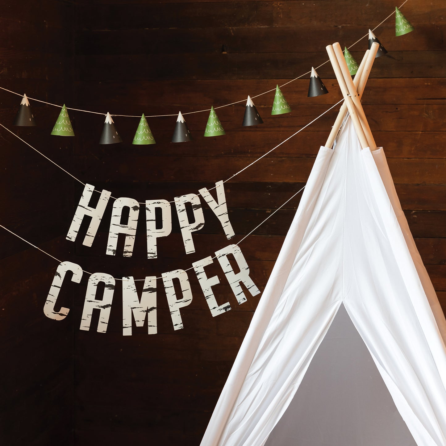 Adventure Happy Camper Banner