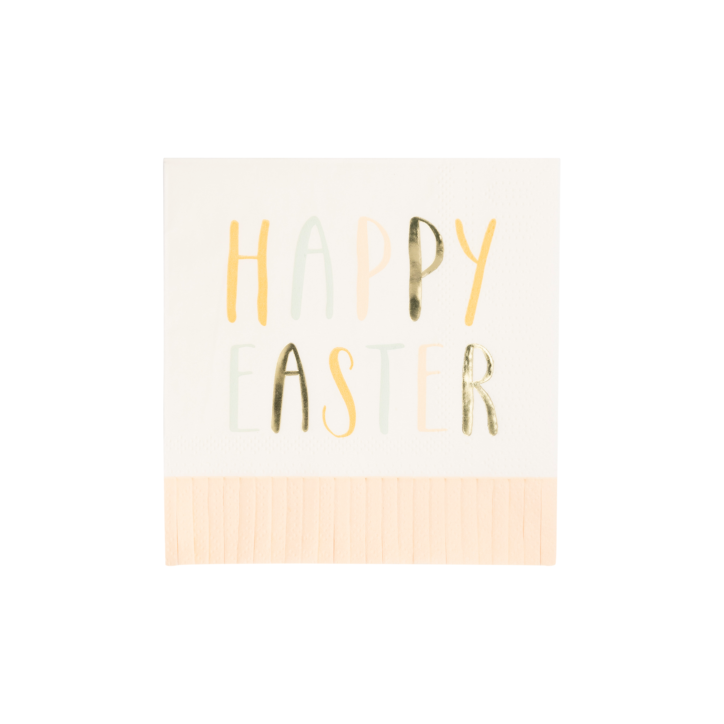 Happy Easter Fringe Beverage Napkins - 18pk