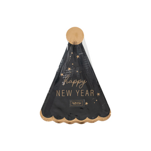 Happy New Year Hat Shaped Plates