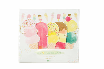 Ice Cream Party Garland