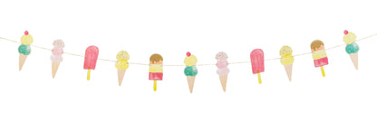 Ice Cream Party Garland