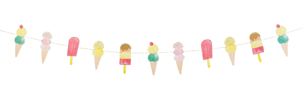 Ice Cream Party Garland