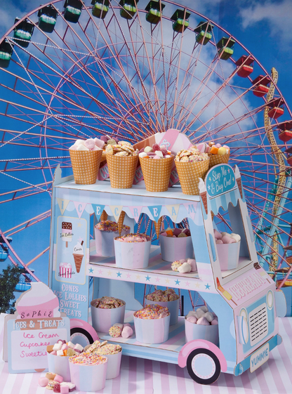 Ice Cream Truck Party Centerpiece Treat Display