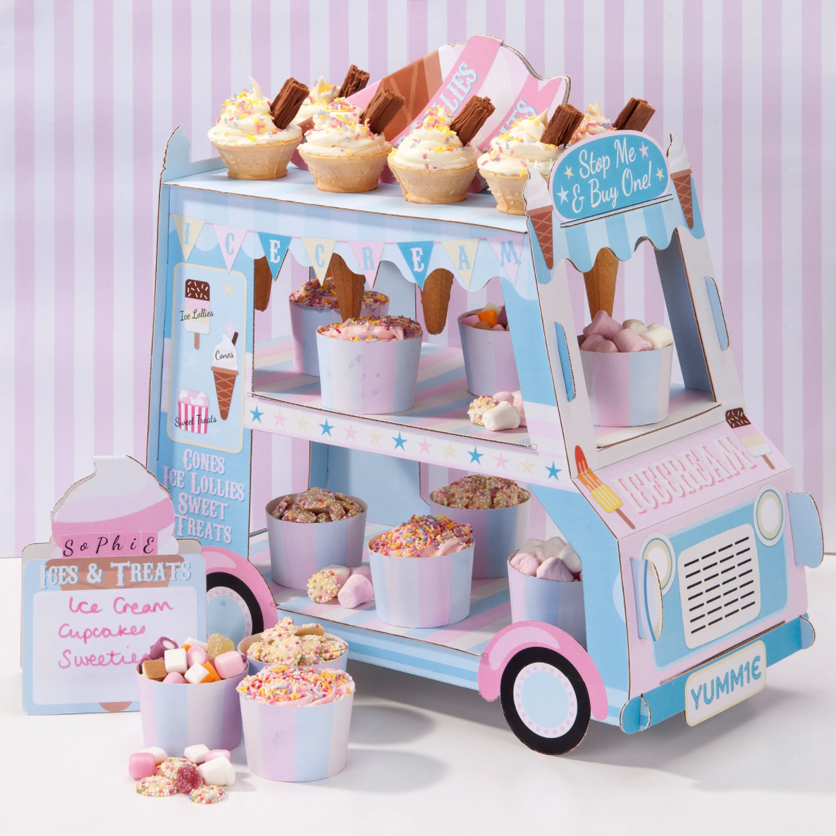 Ice Cream Truck Party Centerpiece Treat Display