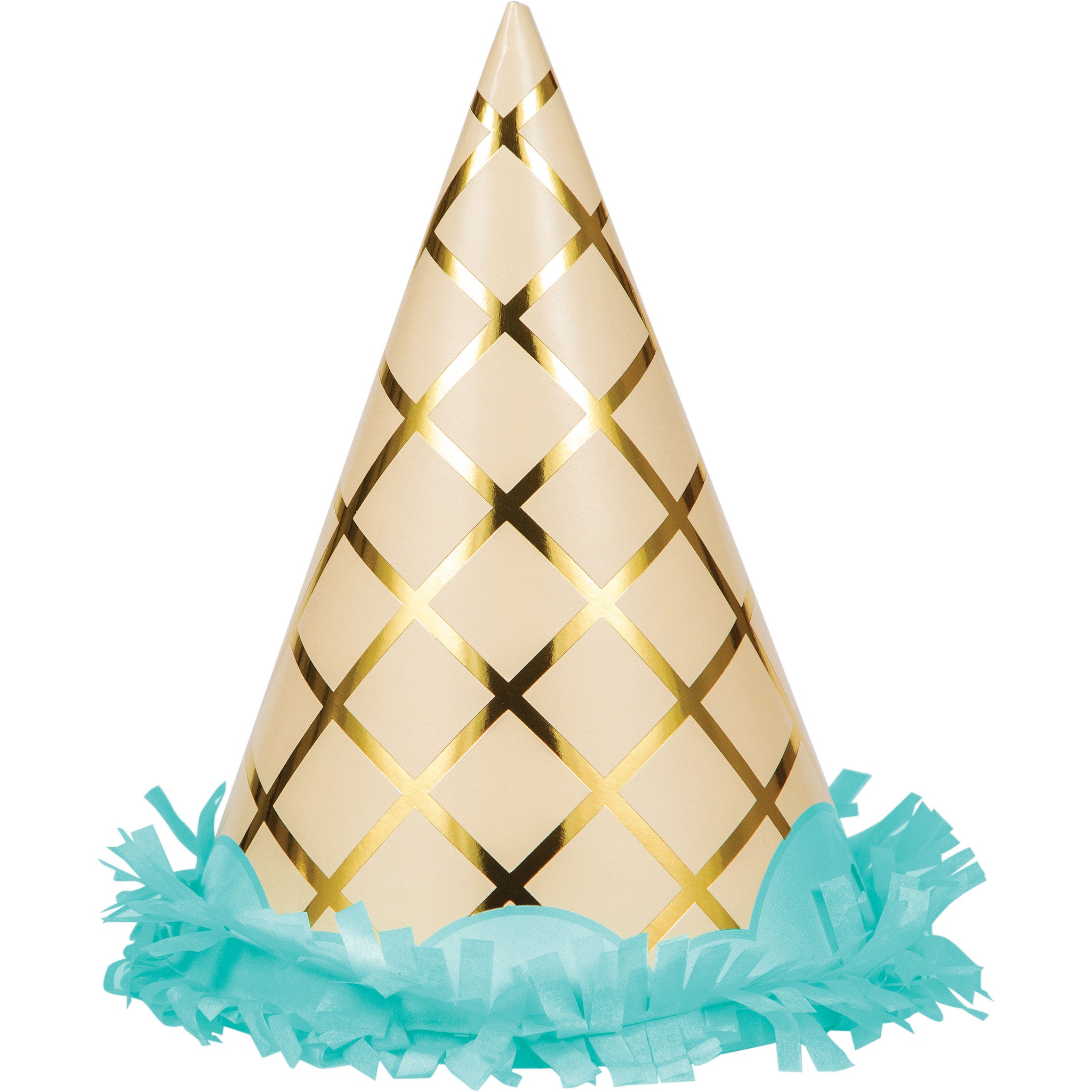 Ice Cream Assorted Party Hats with Fringe